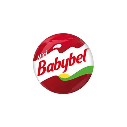 Babybel est un fromage pour enfant rond avec un pate de protection rouge.