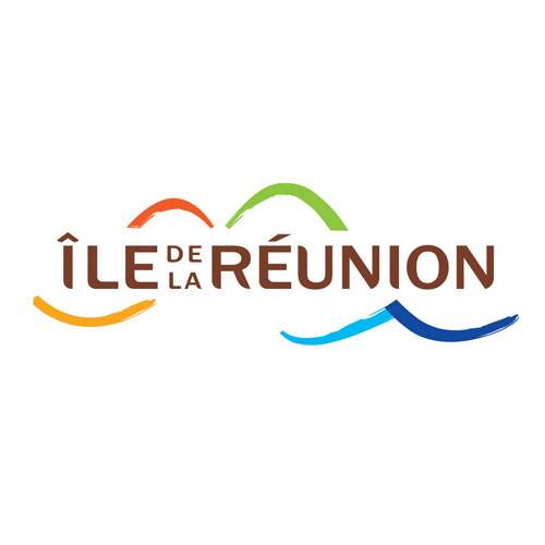 Le logo de l'Ile de La Réunion Tourisme ou IRT. Il s'agit d'une référence en conseil en communication d'Antoine Chadufau.