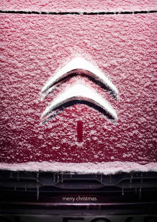 Top 30 des publicités créatives autour du sapin de Noël 22 Citroën